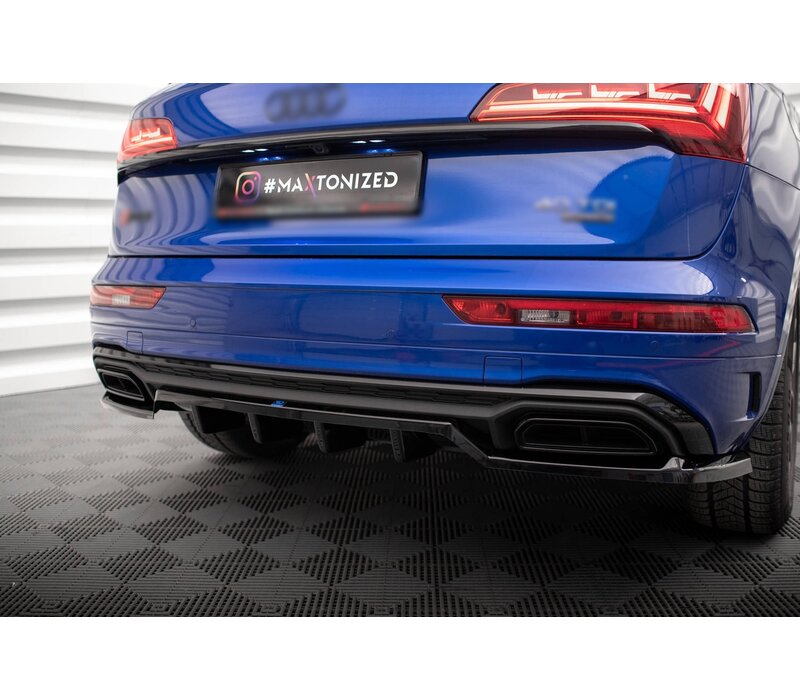 Rear Splitter (with vertical bars) voor Audi Q5 FY Facelift