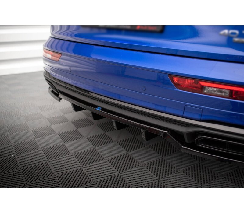 Rear Splitter (with vertical bars) voor Audi Q5 FY Facelift