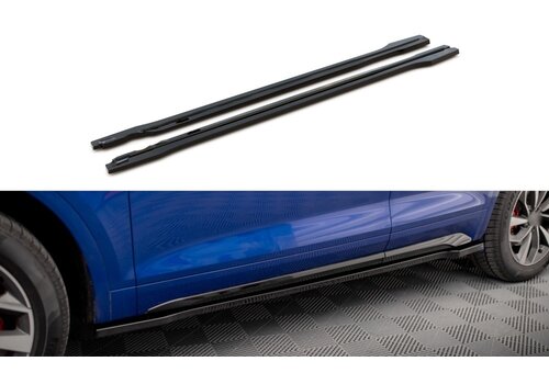 Maxton Design Side Skirts Diffuser for Audi Q5 FY Facelift S line / SQ5 FY Facelift SUV / Sportback