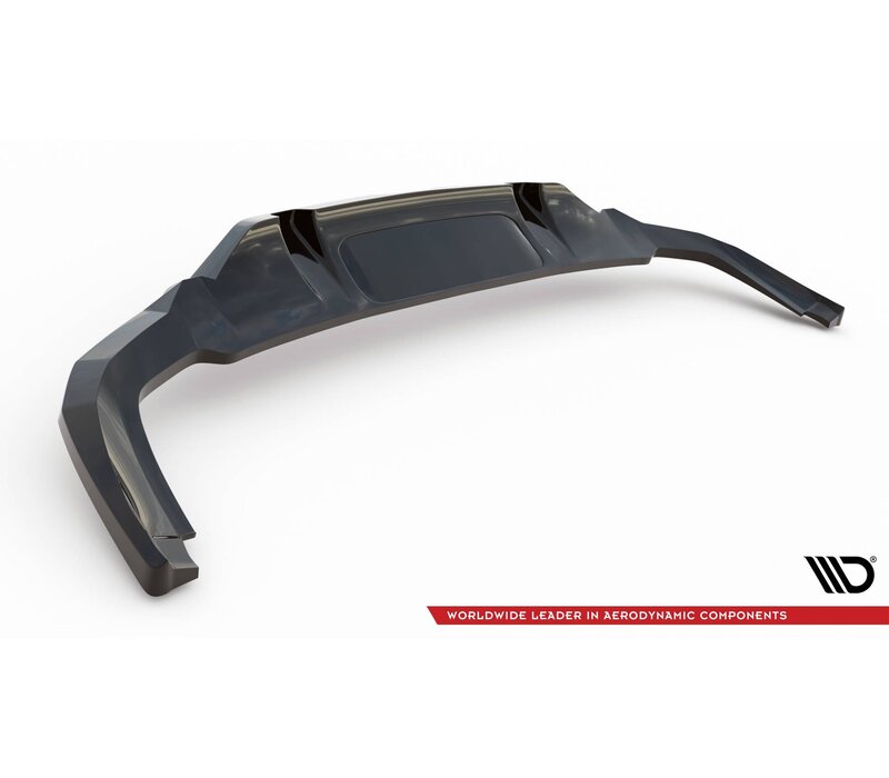 Central Rear Splitter (mit vertical bars) für Audi SQ5 FY Facelift Sportback / S line