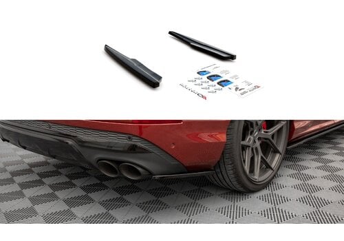 Maxton Design Rear Side Splitter for Audi SQ7 4M Facelift