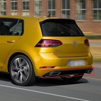 R line Look Diffuser voor Volkswagen Golf 7 Facelift