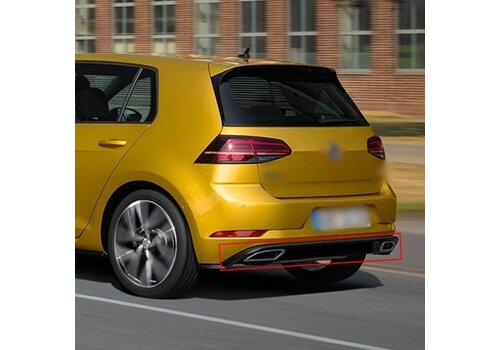 OEM Line ® R line Look Diffusor für Volkswagen Golf 7 Facelift