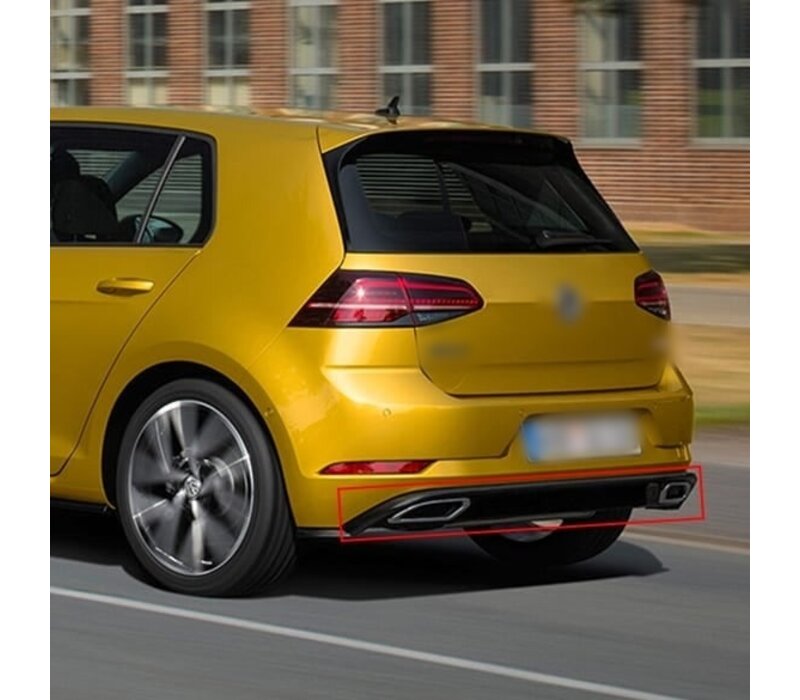 R line Look Diffuser for Volkswagen Golf 7 Facelift