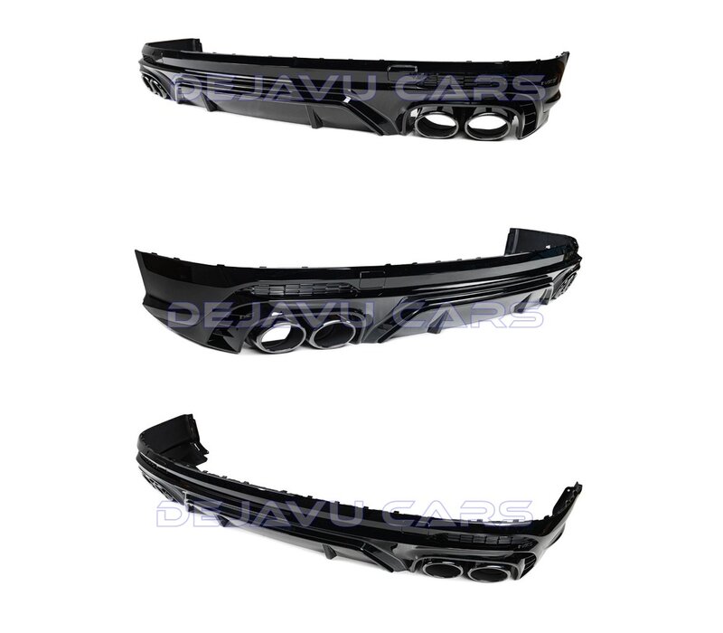 SQ5 Look Diffuser + Uitlaat tips voor Audi Q5 FY S line SQ5