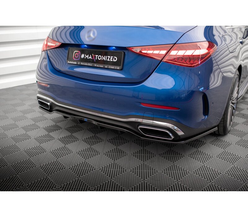 Central Rear Splitter voor Mercedes Benz C Klasse W206 AMG Line