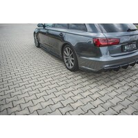 Rear splitter for Audi A6 C7.5 Facelift S line Avant / S6 Facelift Avant