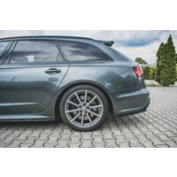 Rear splitter voor Audi A6 C7.5 Facelift S line Avant / S6 Facelift Avant