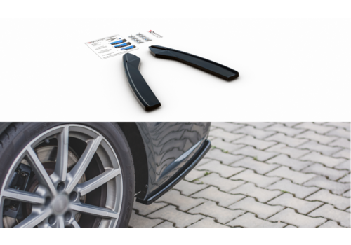 Maxton Design Rear splitter voor Audi A6 C7.5 Facelift S line Avant / S6 Facelift Avant