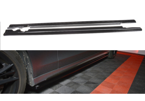 Maxton Design Seitenschweller Diffusor für Mercedes Benz C-Klasse C205 Coupe AMG Line