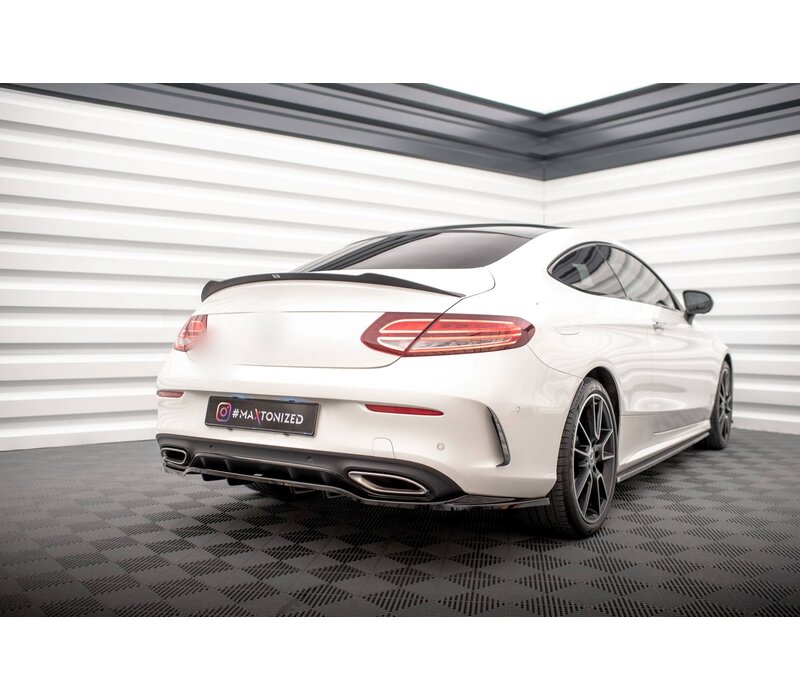 Tailgate spoiler for Mercedes Benz C Class C205 Coupe AMG Line