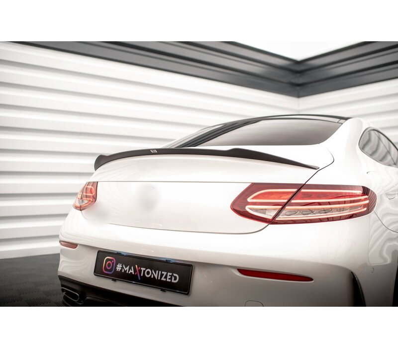 Tailgate spoiler for Mercedes Benz C Class C205 Coupe AMG Line