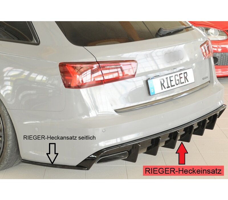 Aggressive Diffuser V.2 for Audi A6 C7.5 Facelift S-line Sedan / Avant