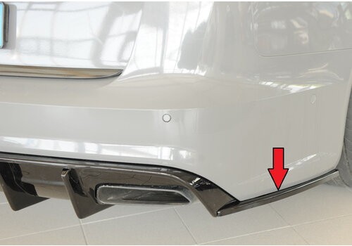 Rieger Tuning Rear Side Splitters V.2 for Audi A6 C7.5 Facelift S line Sedan / Avant