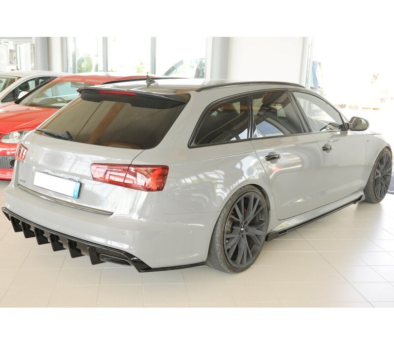 Rear Side Splitters V.2 voor Audi A6 C7.5 Facelift S line Sedan / Avant