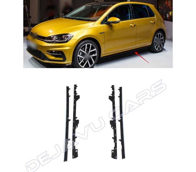 Golf 7.5 R Facelift Look Side Skirts for Volkswagen Golf 7 / Golf 7.5 Facelift