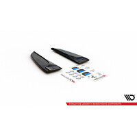 Rear Side Splitters für Tesla Model S Facelift