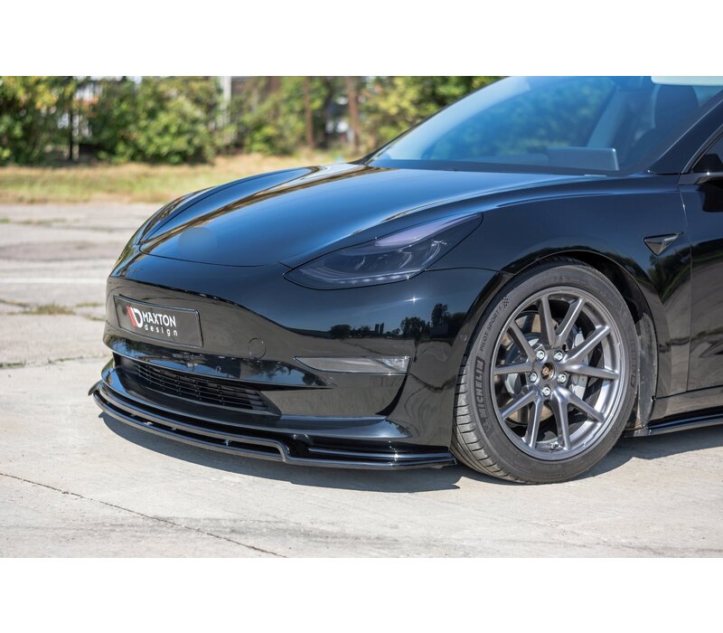 Front Splitter V.2 voor Tesla Model 3