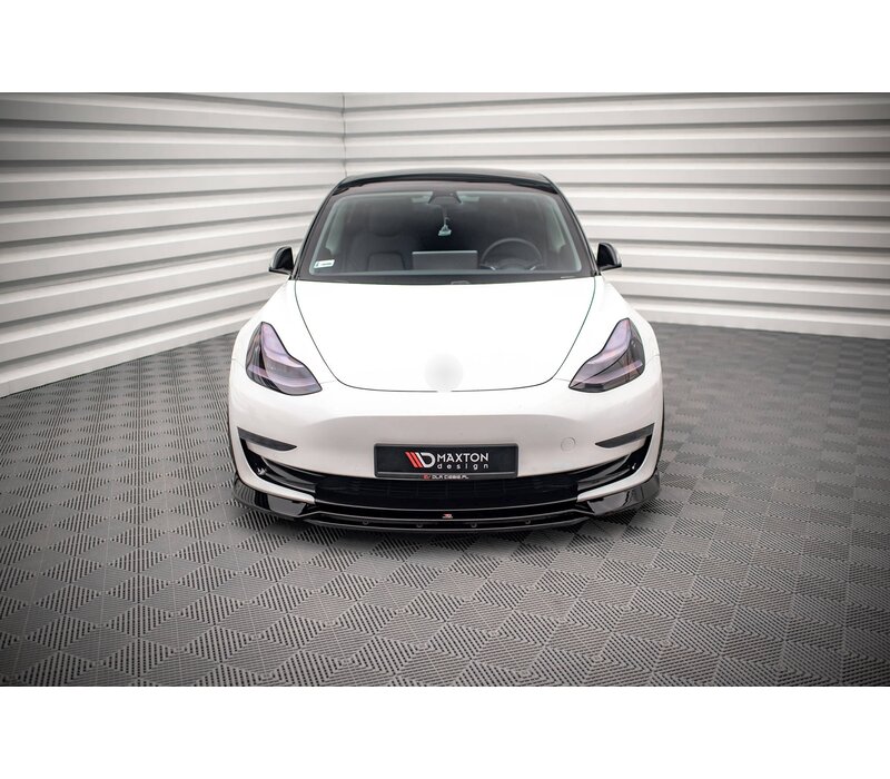 Front Splitter V.3 voor Tesla Model 3
