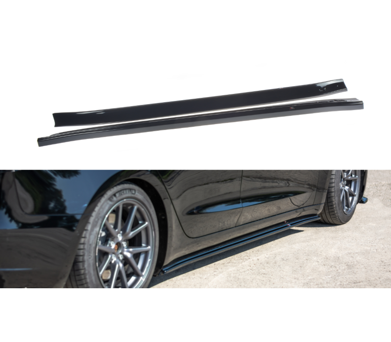 Side Skirts Diffuser voor Tesla Model 3