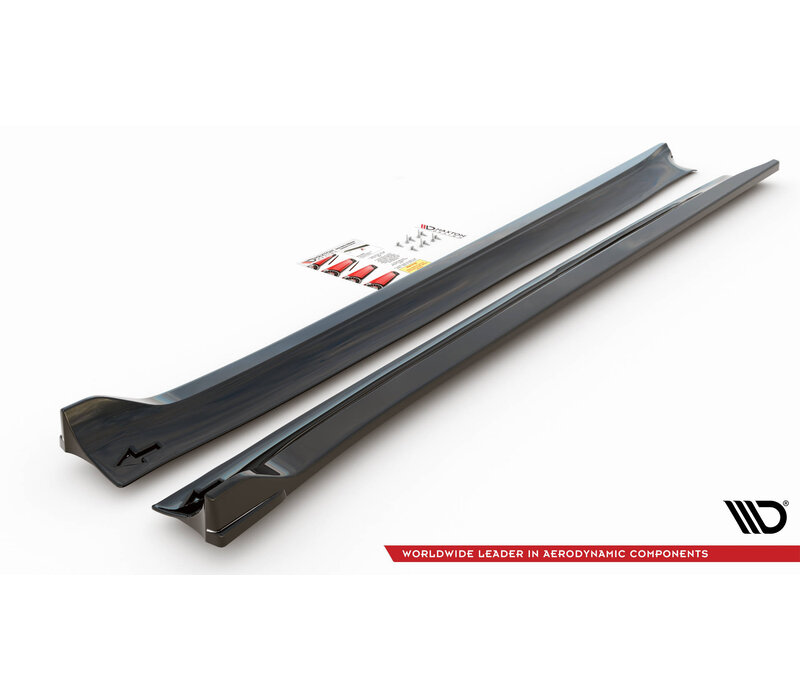 Side Skirts Diffuser V.2 for Tesla Model 3