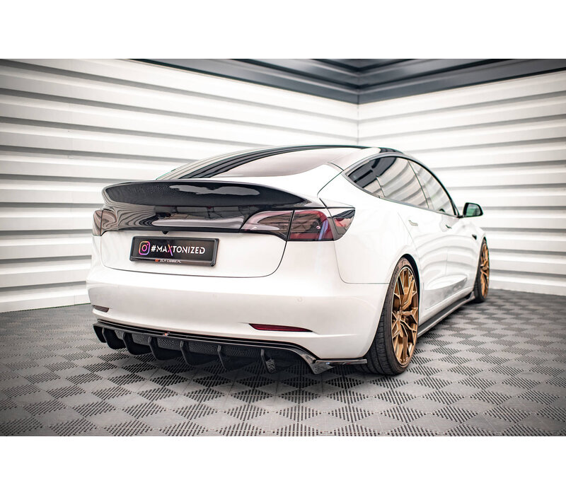 Rear Side Splitters V.2 for Tesla Model 3