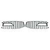 OEM Line ® RS4 Look Nebelscheinwerfer Blenden Black Edition für Audi A4 B8.5