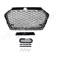 RS3 Look Front Grill Black/Chrome voor Audi A3 8V