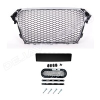 RS4 Look Front Grill Chrome/Black Edition voor Audi A4 B8.5