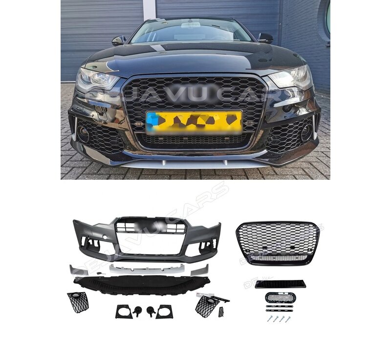 RS6 Look vordere Stoßstange für Audi A6 C7 4G