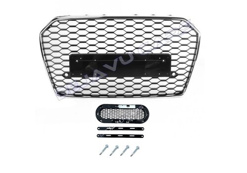 OEM Line ® RS6 Look Front Grill for Audi A6 C7.5 Facelift