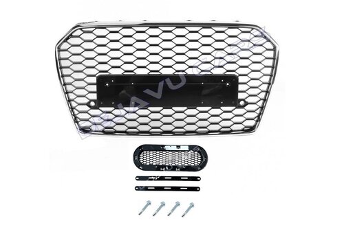 OEM Line ® RS6 Look Front Grill voor Audi A6 C7.5 Facelift / S line / S6