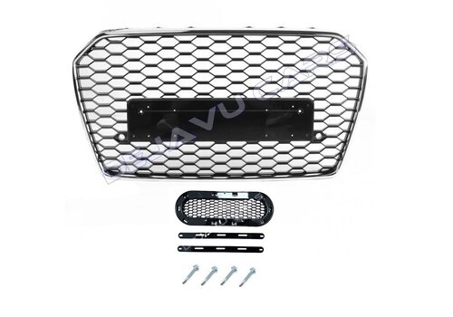 OEM Line ® RS6 Look Front Grill voor Audi A6 C7.5 Facelift