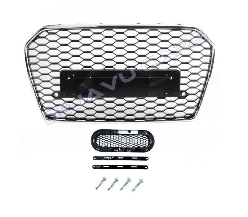 RS6 Look Front Grill voor Audi A6 C7.5 Facelift