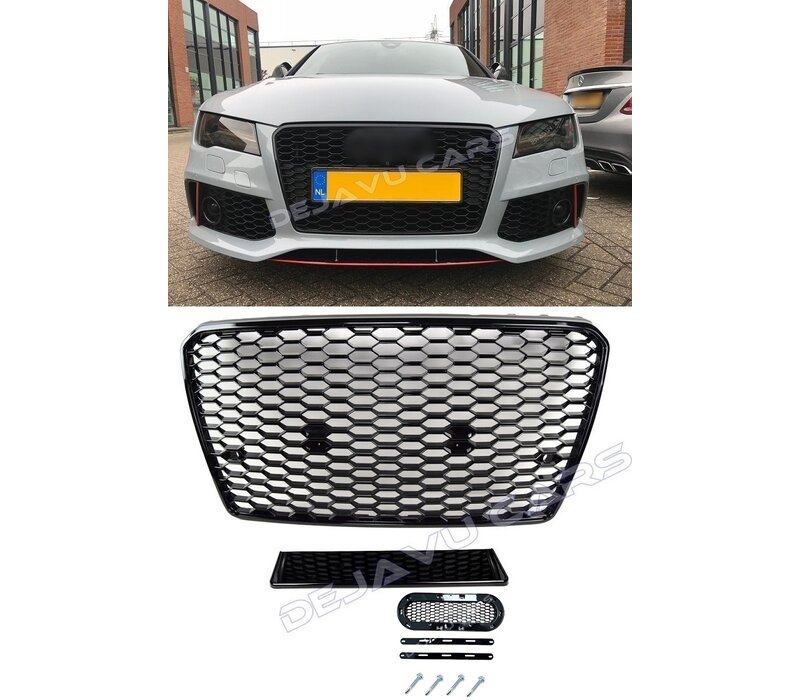 RS7 Look Front Grill voor Audi A7 4G / S line / S7