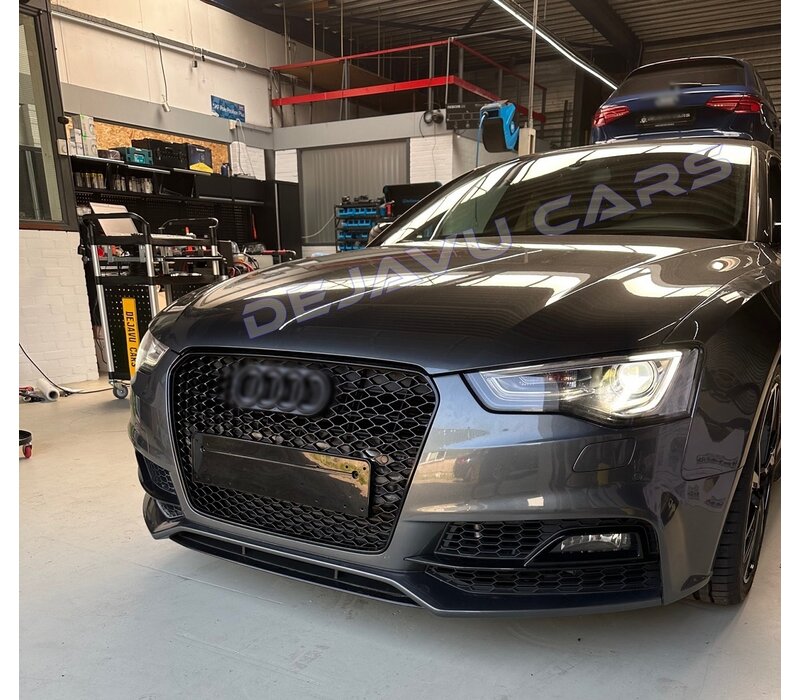 RS5 Look Kühlergrill Black Edition für Audi A5 B8 8T / S line / S5 / RS5