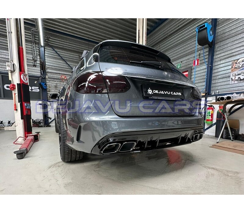 C63S  AMG Look Diffuser voor Mercedes Benz C-Klasse W205 / S205