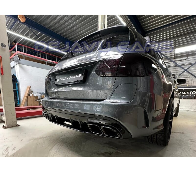 C63S  AMG Look Diffuser voor Mercedes Benz C-Klasse W205 / S205