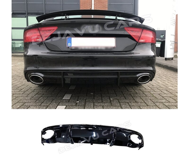 RS7 Look Diffuser voor Audi A7 4G S line / S7