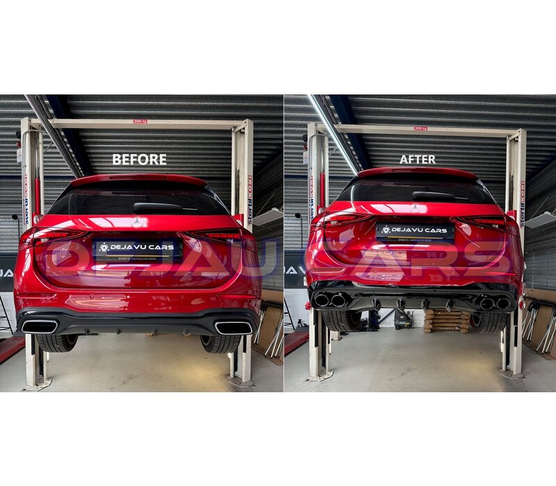 C43 AMG Look Diffuser for Mercedes Benz C Class W206 S206