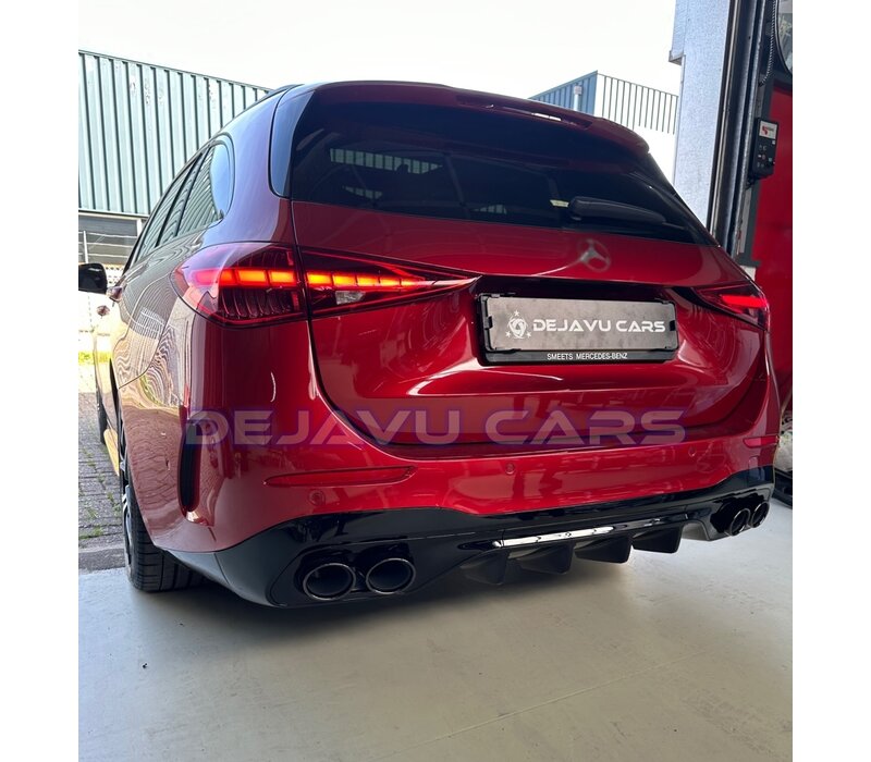 C43 AMG Look Diffuser for Mercedes Benz C Class W206 S206