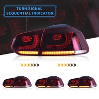 R20 / GTI Look Dynamic FULL LED Tail Lights for Volkswagen Golf 6