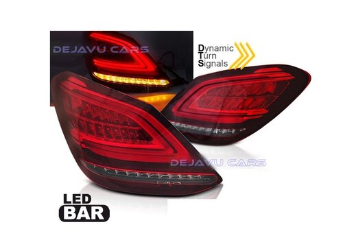 OEM Line ® Facelift Look VOLL LED Rückleuchten für Mercedes Benz C Klasse W205 Limousine