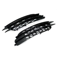 RS6 Look Fog light grille Black Edition for  Audi A6 C7 4G