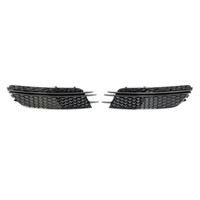 RS6 Look Fog light grille Black Edition for  Audi A6 C7