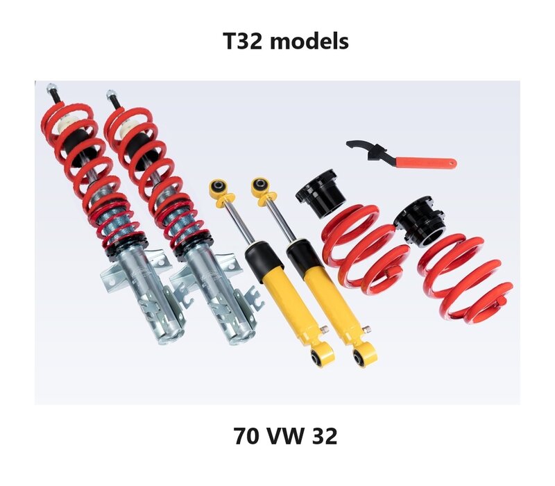V-MAXX Gewindefahrwerk X-SPORT für Volkswagen Transporter T5 / T5.1  & T6 / T6.1