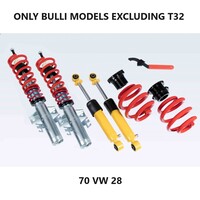 V-MAXX Coilover Kits X-SPORT for Volkswagen Transporter T5 / T5.1  & T6 / T6.1