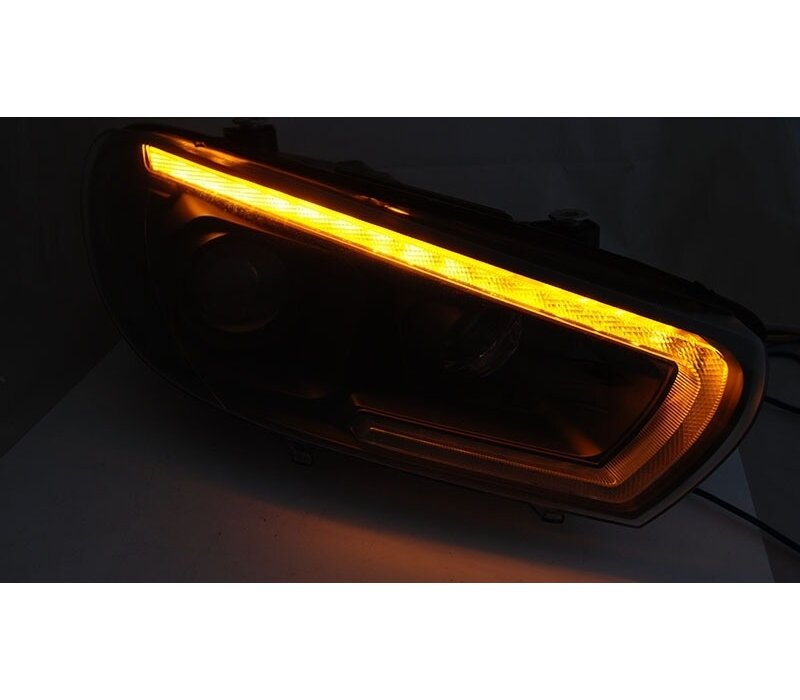 Dynamic LED Headlights Bi Xenon look for Volkswagen Scirocco 3