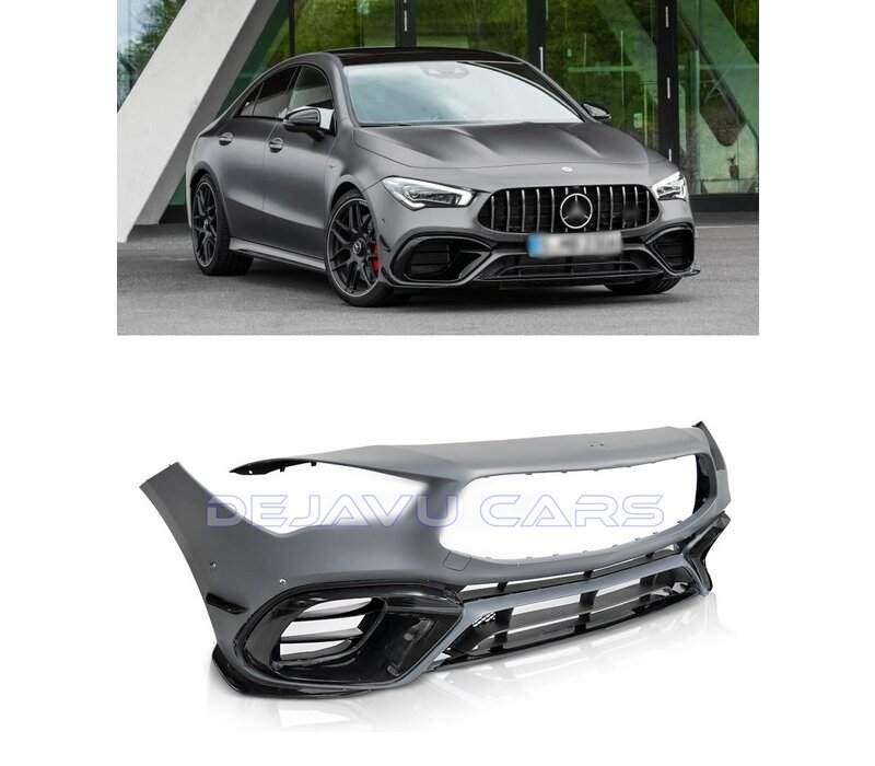 CLA 45 AMG Look Voorbumper voor Mercedes Benz CLA Klasse C118 Coupe / X118 Shooting Brake