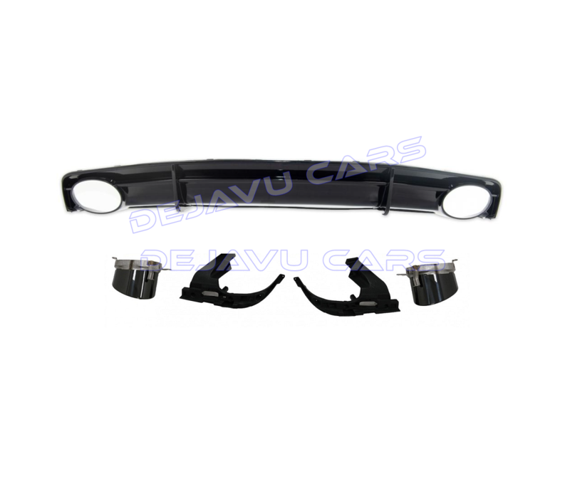 RS7 Look Diffusor + Auspuffblenden für Audi A7 4G S line / S7